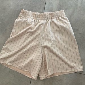 Satin shorts from zara barely worn